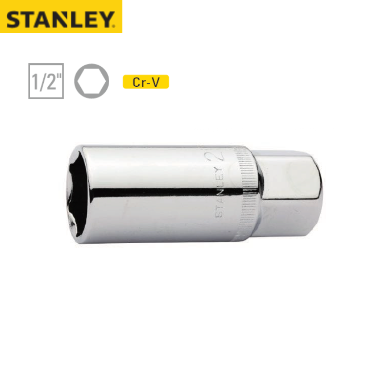 STANLEY/史丹利 12.5MM系列公制6角火花塞套筒21mm 88-994-1-22