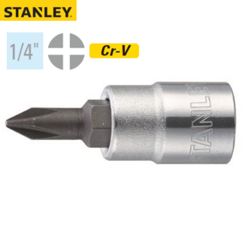 STANLEY/史丹利 6.3MM系列十字旋具套筒3PT 89-065-1-22
