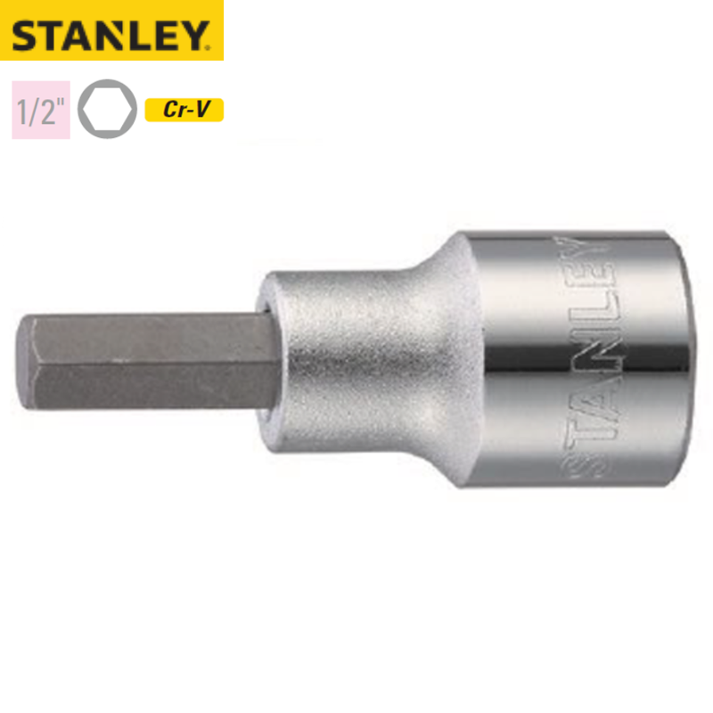 STANLEY/史丹利 12.5MM系列6角旋具套筒19mm 89-194-1-22