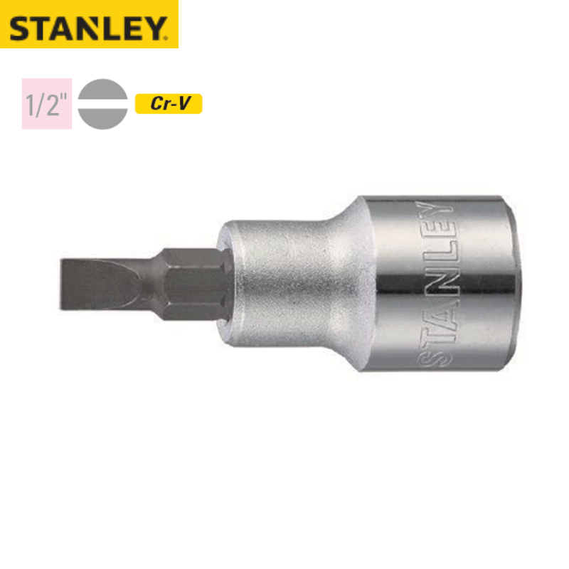 STANLEY/史丹利 12.5MM系列一字旋具套筒6.5mm 89-208-1-22