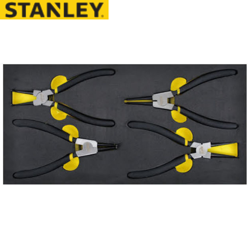 STANLEY/史丹利 EVA工具托组套-4件卡簧钳 90-069-23