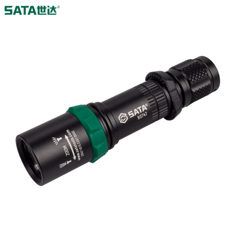 SATA/世达 高性能调焦强光充电式手电筒480LM 90747