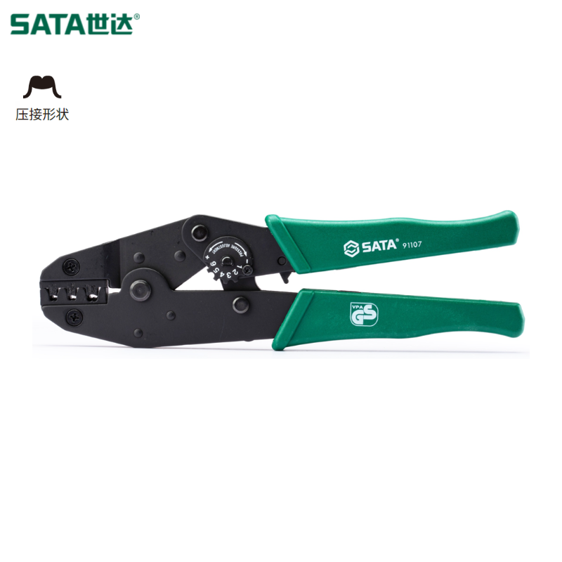 SATA/世达 强力不绝缘端子压著钳9" 91107