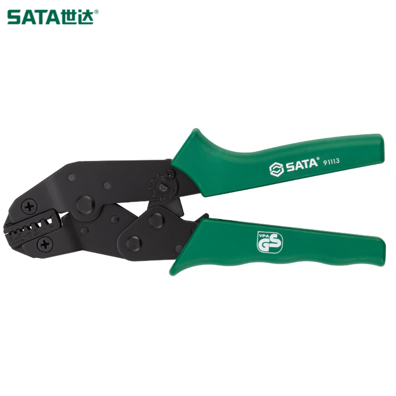 SATA/世达 精密欧式端子压接钳7.5"(0.25-6MM2) 91113