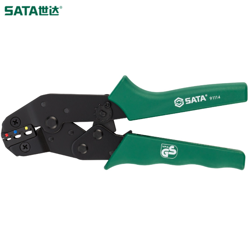 SATA/世达 精密绝缘端子压接钳7.5" 91114