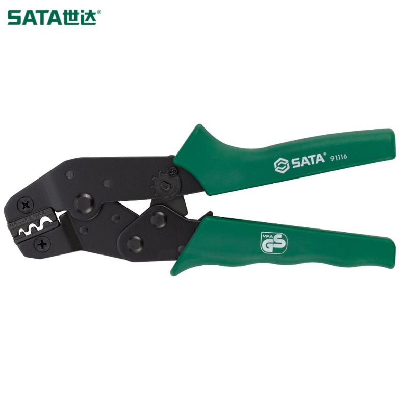 SATA/世达 精密裸端子压接钳7.5"(0.5-6MM2) 91116
