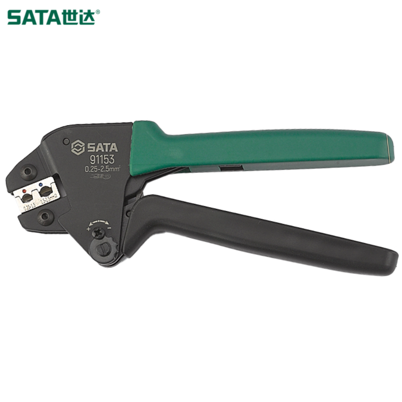 SATA/世达 省力型绝缘端子压接钳0.25-2.5MM² 91153