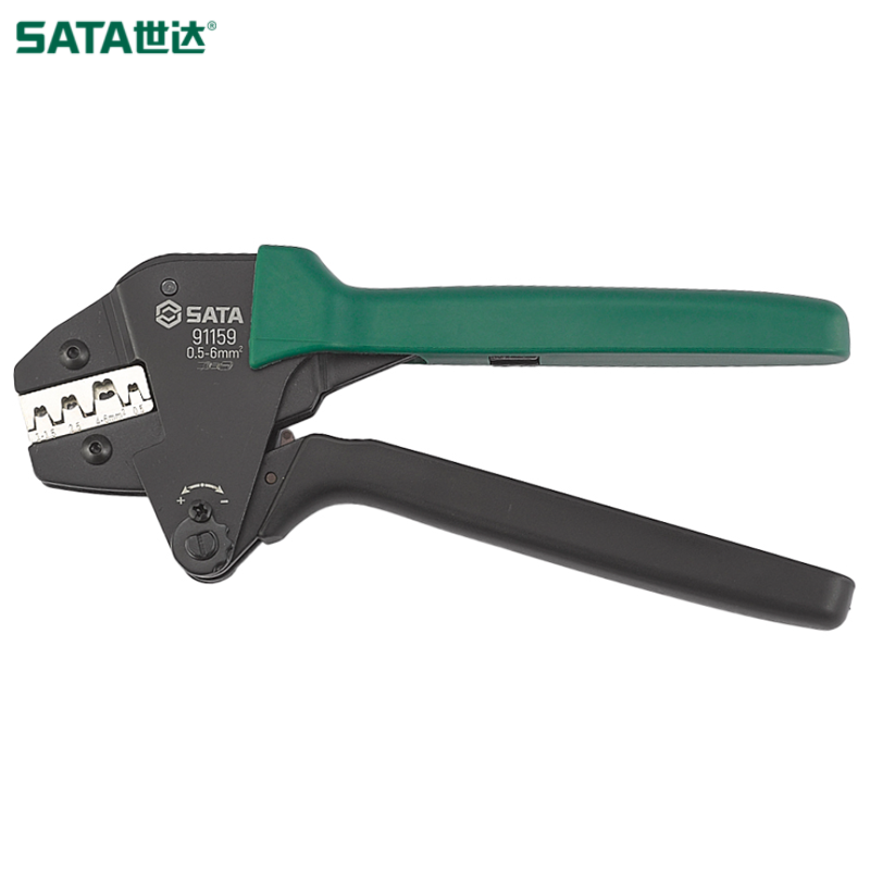 SATA/世达 省力型插塞端子压接钳0.25-6MM² 91159