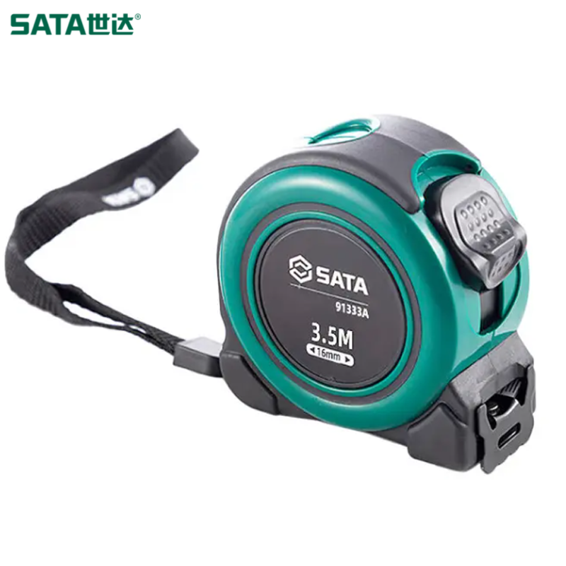 SATA/世达 凯锋系列橡塑型钢卷尺3.5Mx16MM 91333A
