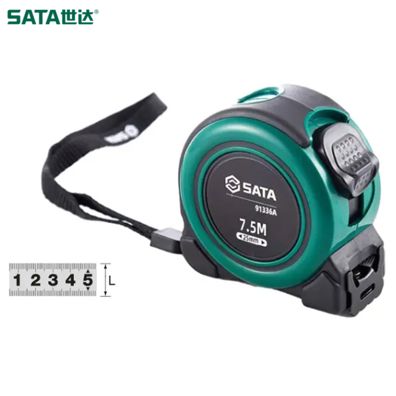 SATA/世达 凯锋系列橡塑型钢卷尺7.5Mx25MM 91336A