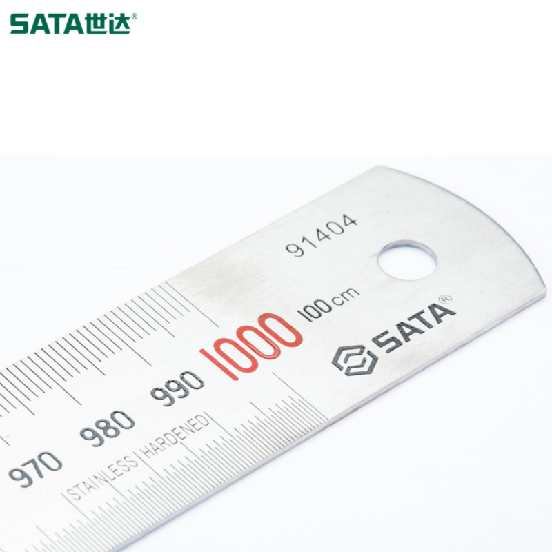 世达/sata 钢直尺1000MM 91404