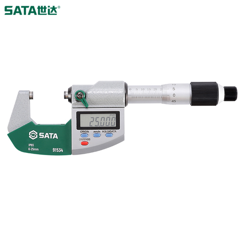 SATA/世达 数显外径千分尺0-25MM 91534