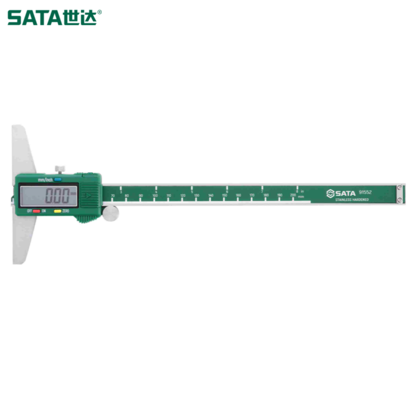 SATA/世达 数显深度尺0-200MM 91552