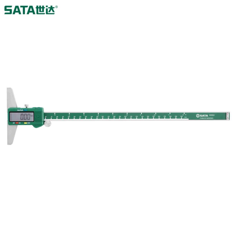 SATA/世达 数显深度尺0-300MM 91553