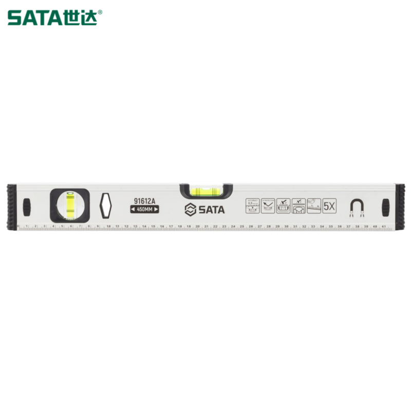 SATA/世达 带磁水平尺450MM/18" 91612A