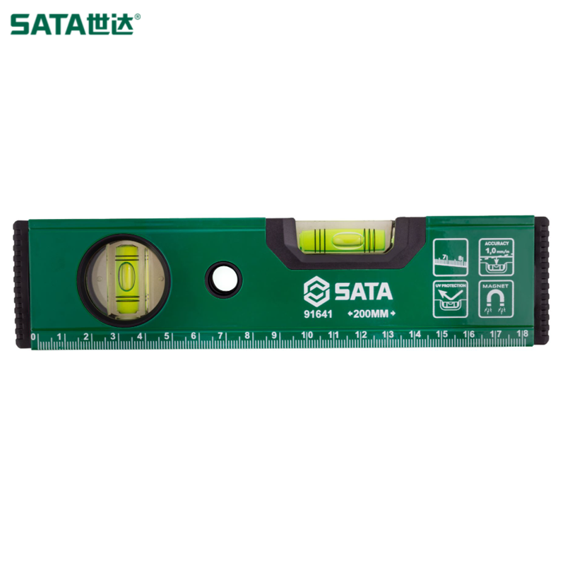 SATA/世达 带磁水平尺200MM 91641