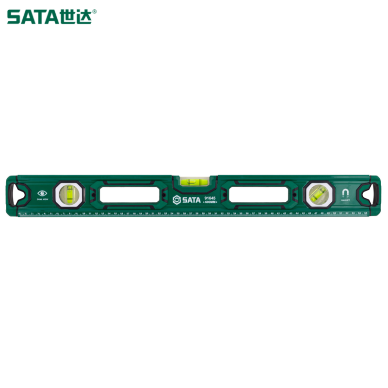 SATA/世达 带磁三水平泡水平尺600MM 91645