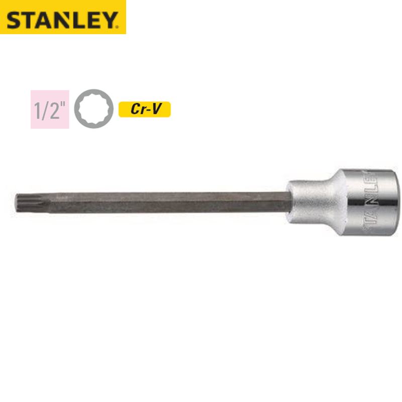 STANLEY/史丹利 12.5MM系列120mm长12角旋具套筒M10 92-541-1-22