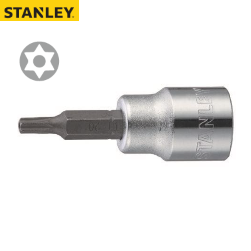 STANLEY/史丹利 10MM系列中孔花形旋具套筒TT20 93-084-1-22