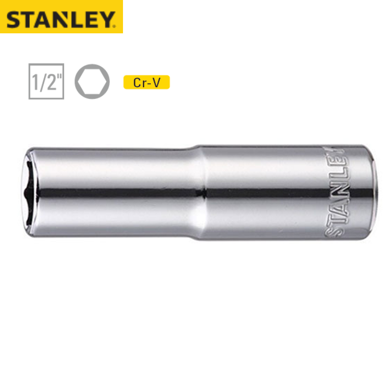 STANLEY/史丹利 12.5MM系列公制6角长套筒19mm 93-534-1-22