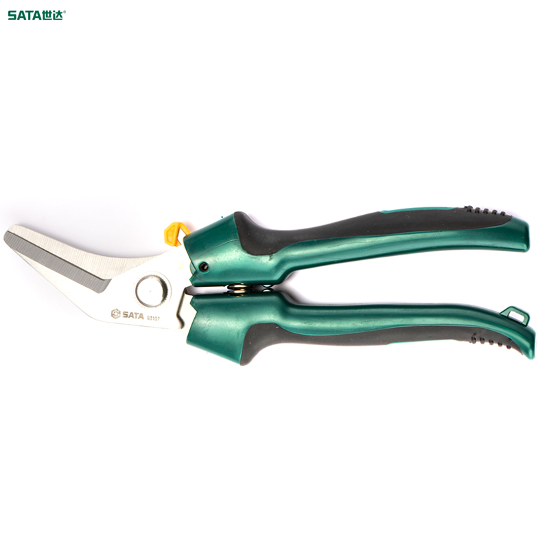 SATA/世达 双色柄弯头多用剪8" 93107