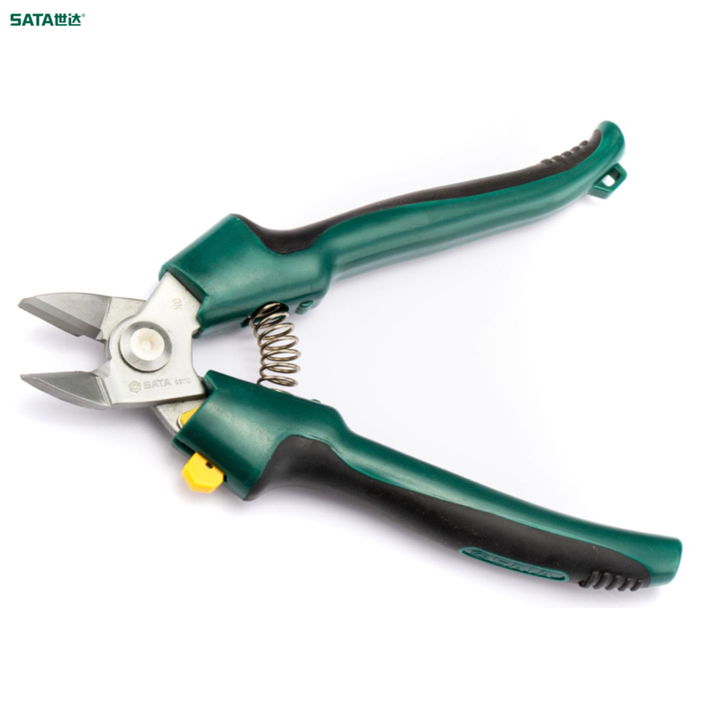 SATA/世达 双色柄斜口剪7" 93110