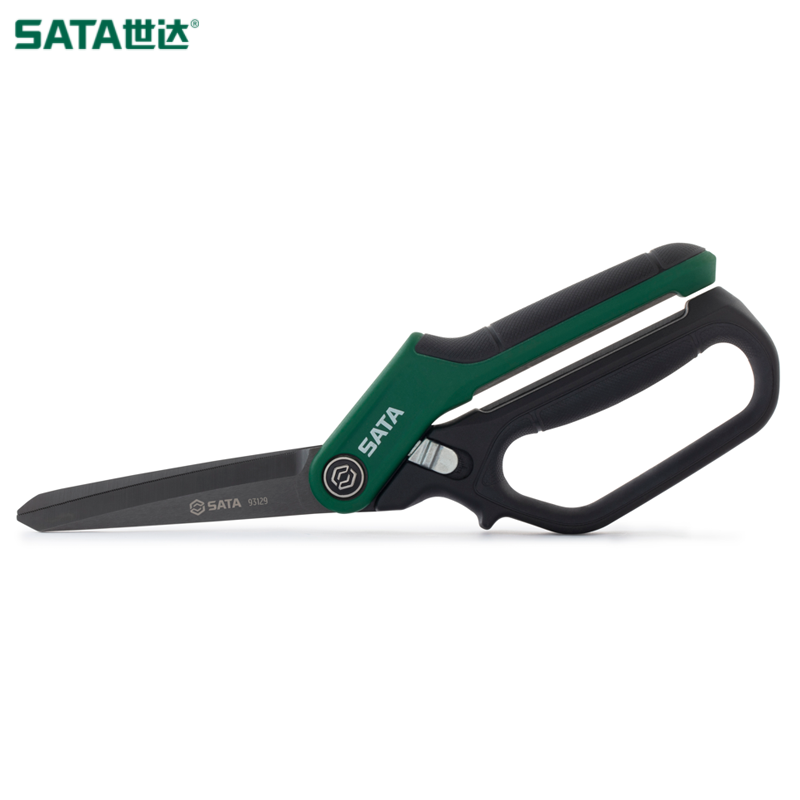 SATA/世达 橡塑柄长刃重型实用剪 93129