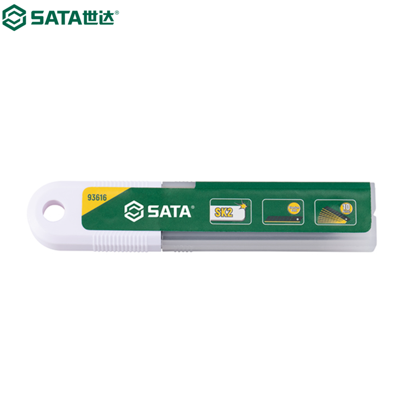 SATA/世达 10件套钛金美工刀刀片8节18x100MM 93616