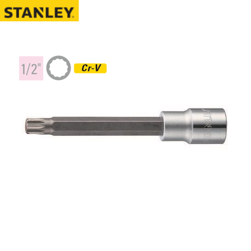 STANLEY/史丹利 12.5MM系列加长12角旋具套筒M-10x120mm 94-443-1-23