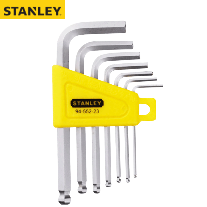 STANLEY/史丹利 7件套英制短柄球头内六角扳手 94-552-23