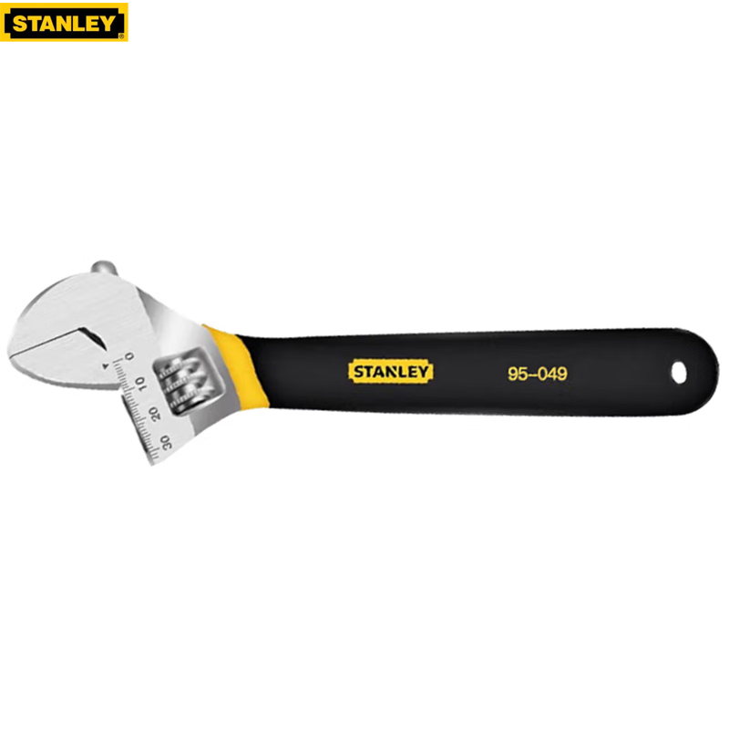 STANLEY/史丹利 沾塑柄活络扳手12" 95-049-1-23