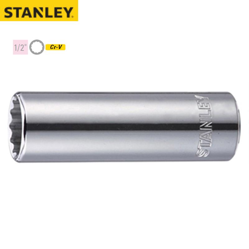 STANLEY/史丹利 12.5MM系列公制12角长套筒30mm 96-380-1-22