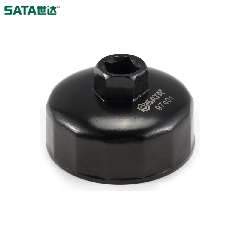 SATA/世达 帽式滤清器扳手76MM,14边 97404