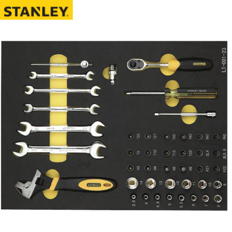 STANLEY/史丹利 43件套6.3MM系列公制工具托 LT-021-23