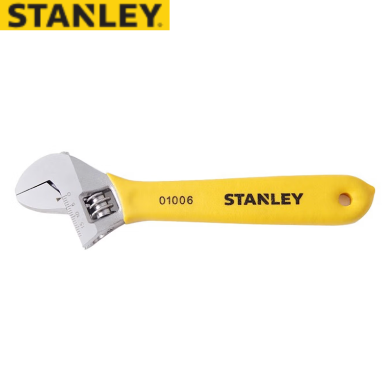 STANLEY/史丹利 B系列沾塑柄活动扳手6"/150mm STAD01006-23