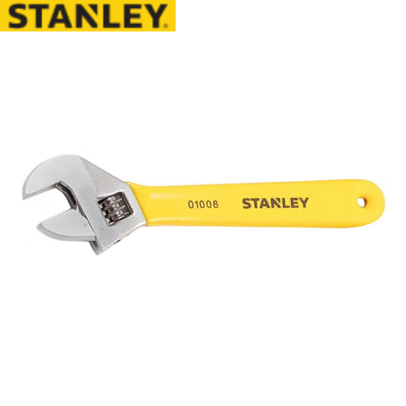 STANLEY/史丹利 B系列沾塑柄活动扳手8"/200mm STAD01008-23