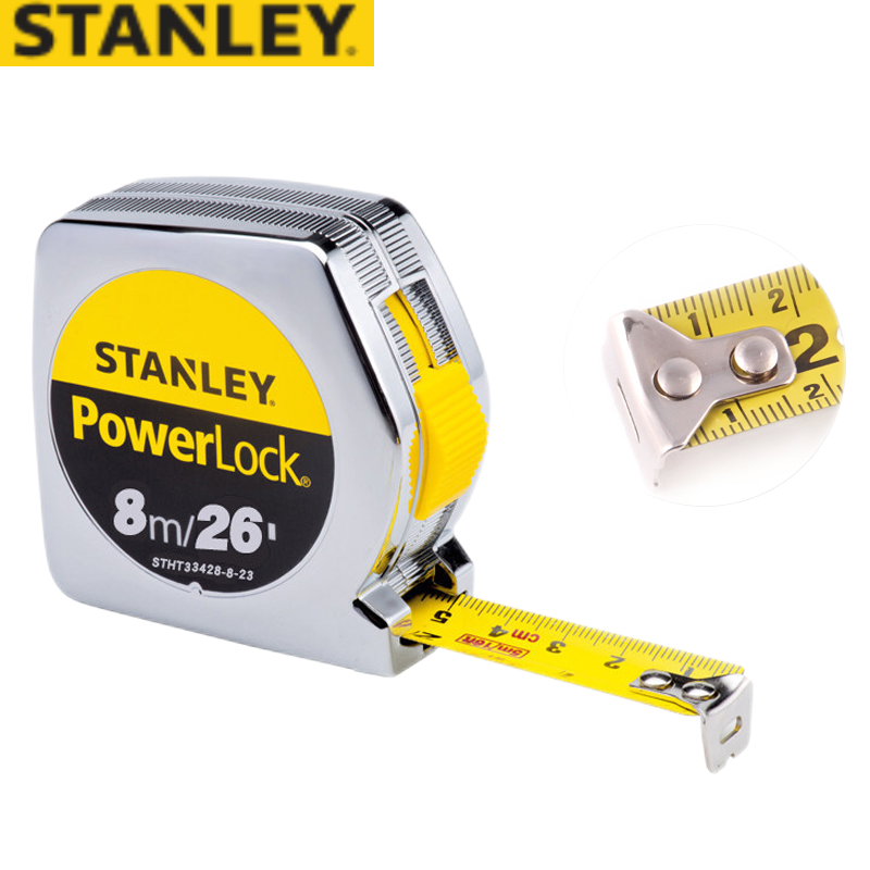 STANLEY/史丹利 POWERLOCK公英制卷尺8m STHT33428-8-23