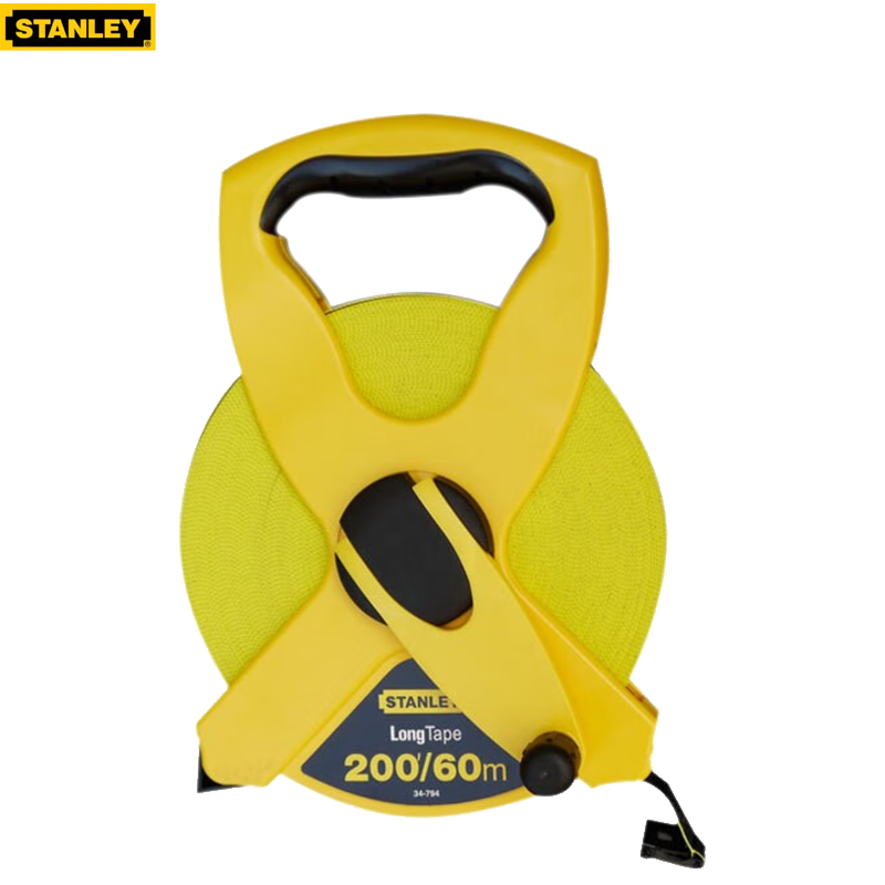 STANLEY/史丹利 盘式公英制玻璃纤维长卷尺60M/200' STHT34794-8-23