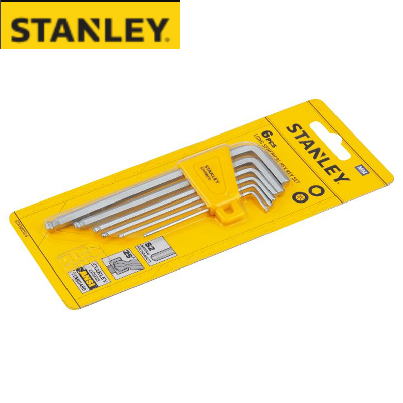 STANLEY/史丹利 6件套公制长球头内六角扳手 STHT69310-23