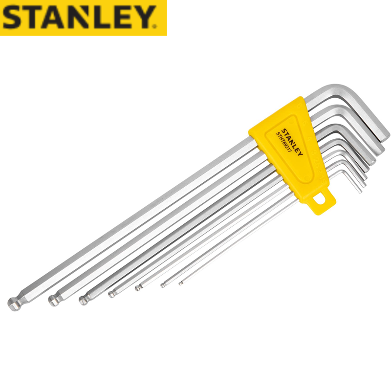 STANLEY/史丹利 7件套公制加长球头内六角扳手 STHT69317-23