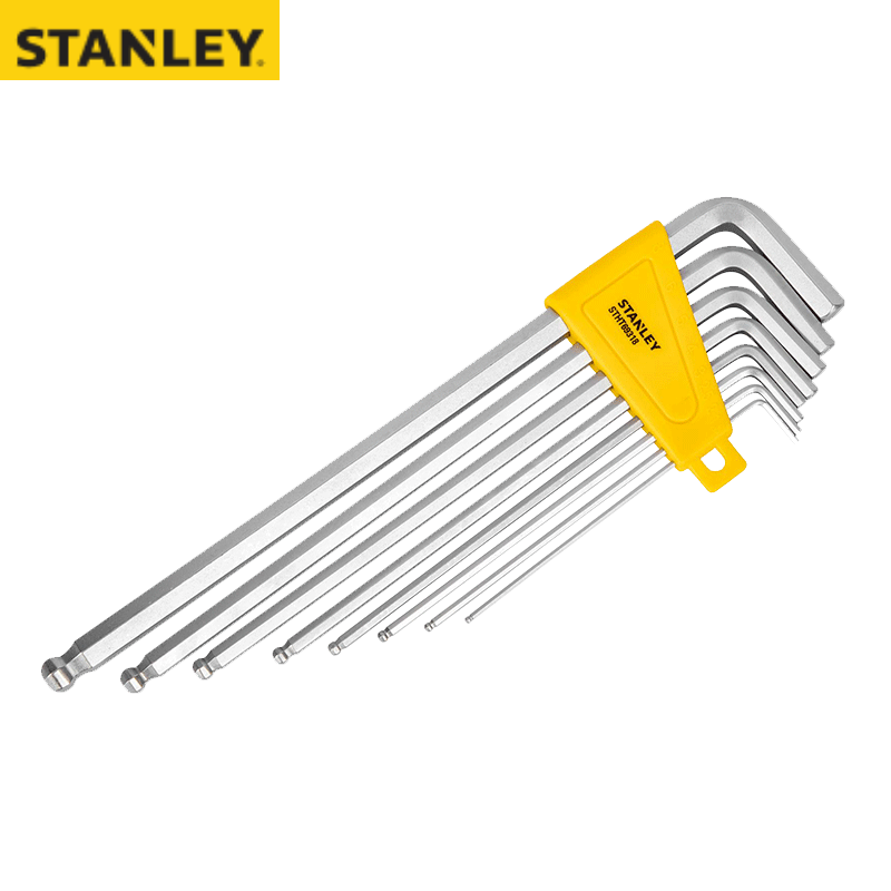 STANLEY/史丹利 8件套公制加长球头内六角扳手 STHT69318-23