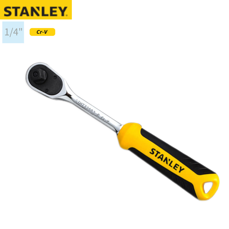 STANLEY/史丹利 6.3MM系列专业型双色柄棘轮扳手 STMT73982-8-23