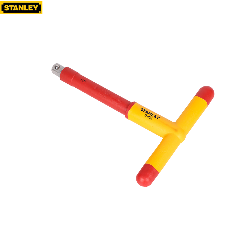 史丹利/stanley 1/2"注塑型双色绝缘T型扳手200mm STMT77851-23B