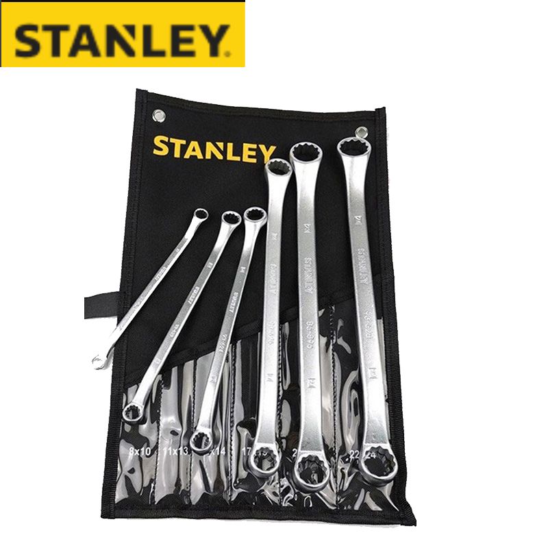 STANLEY/史丹利 6件套公制雾面双梅花扳手 STMT87021-23