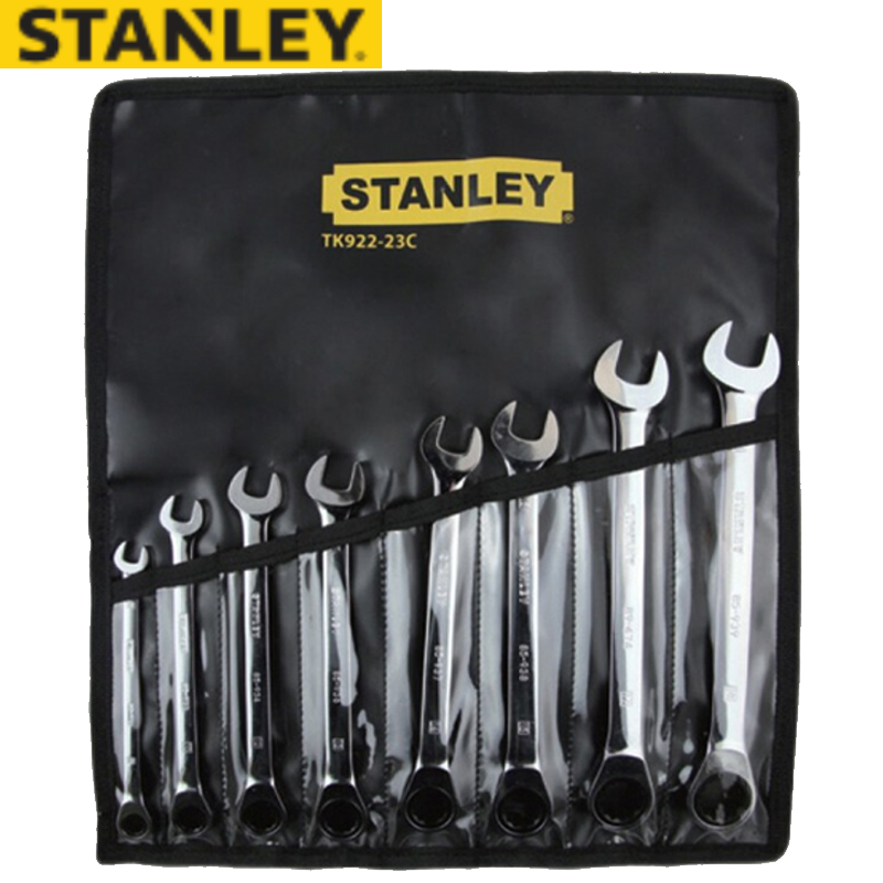STANLEY/史丹利 8件公制双向棘开两用快扳套装 TK922-23C