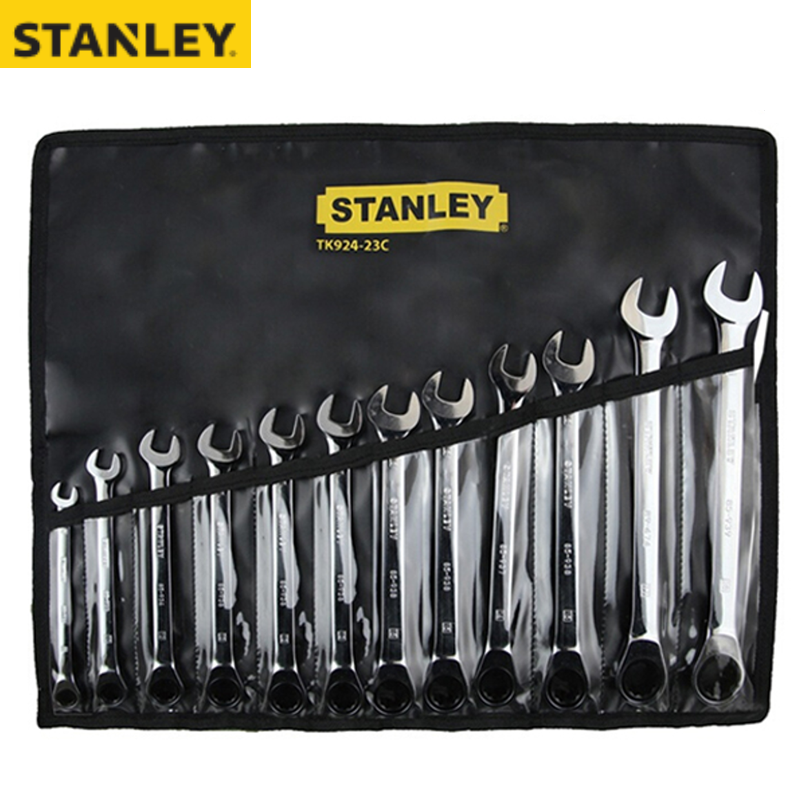 STANLEY/史丹利 12件公制棘开两用快扳套装 TK924-23C